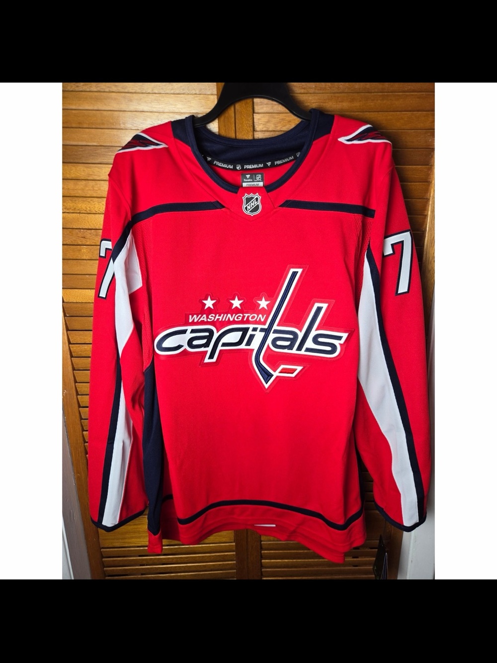 Fanatics Washington Capitals Oshie Premium Jersey Home Mens 56